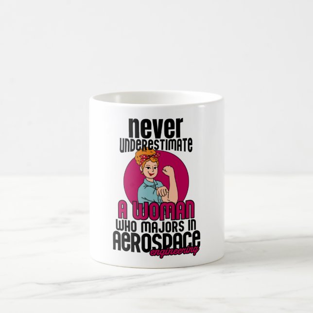 Woman Aerospace Engineering Coffee Mug (Center)