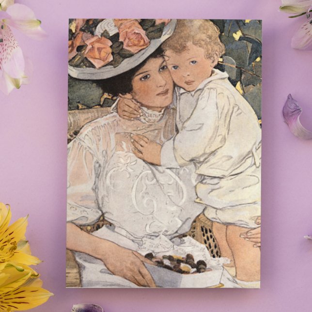 Woman and Child Card (Creator Uploaded)