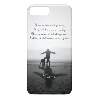 Woman And Dog - The Only Ones In The World Iphone 8 Plus/7 Plus Case by Paws_At_Peace at Zazzle