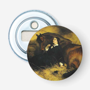 Woman and Horse Bottle Opener
