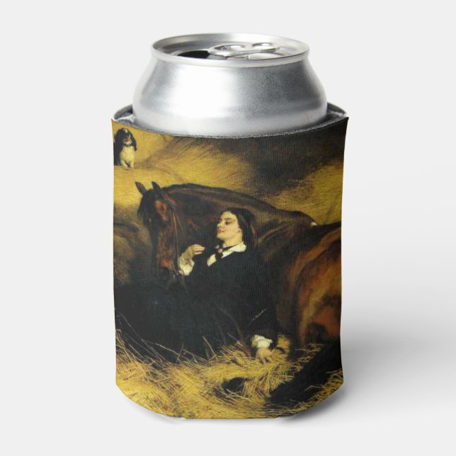 Woman and Horse Can Cooler (Can Front)