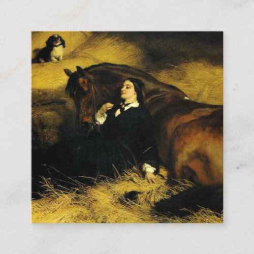 Woman and Horse Enclosure Card