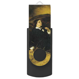 Woman and Horse Flash Drive