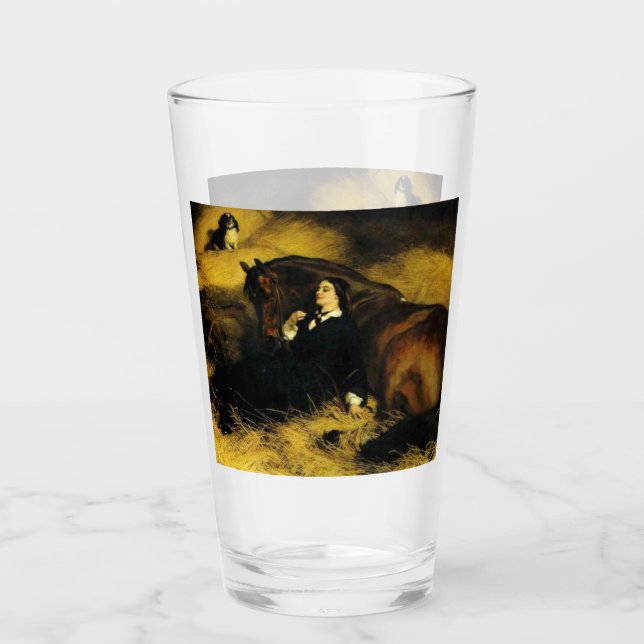 Woman and Horse Glass (Front)