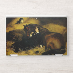 Woman and Horse HP Laptop Skin