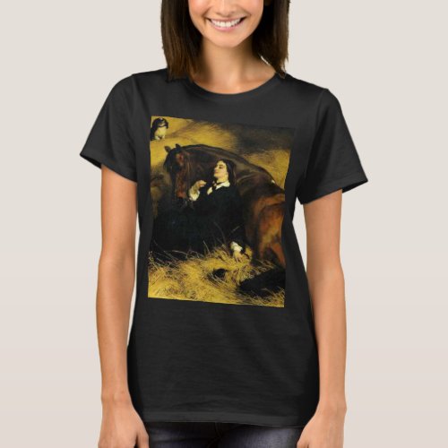 Woman and Horse T_Shirt