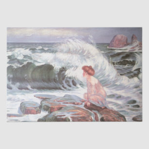 Woman and the Wave (by Frantisek Kupka) Tissue Paper