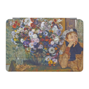 Woman and Vase of Flowers, Edgar Degas iPad Mini Cover