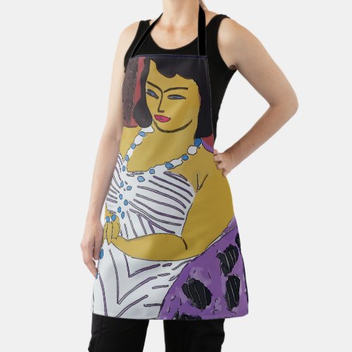 Woman and Wine Design add text Apron