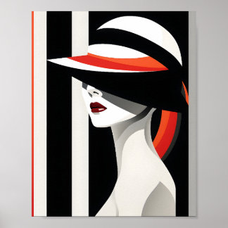 Woman Artistic Wall Decor Timeless Fashion Art