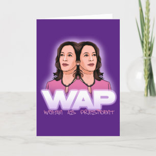Woman as President: Kamala Harris Card