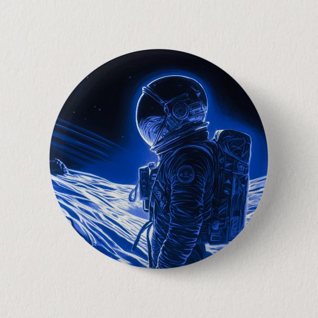 Woman Astronaut Button (Front)