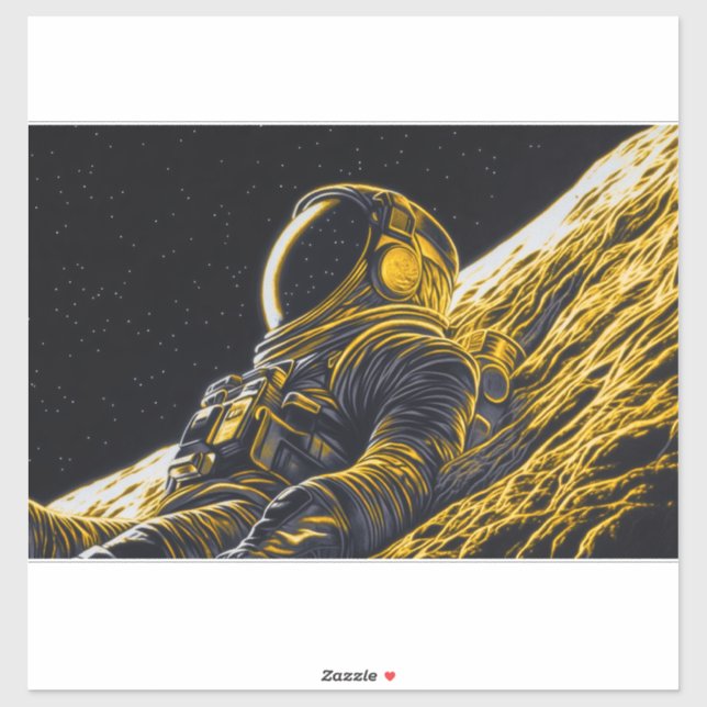 Woman Astronaut Sticker (Sheet)