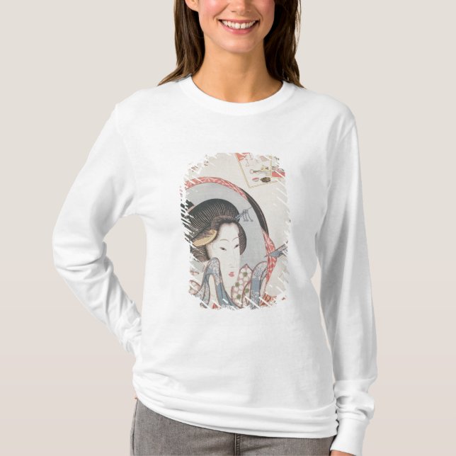 Woman at her Mirror, published c.1830 T-Shirt (Front)