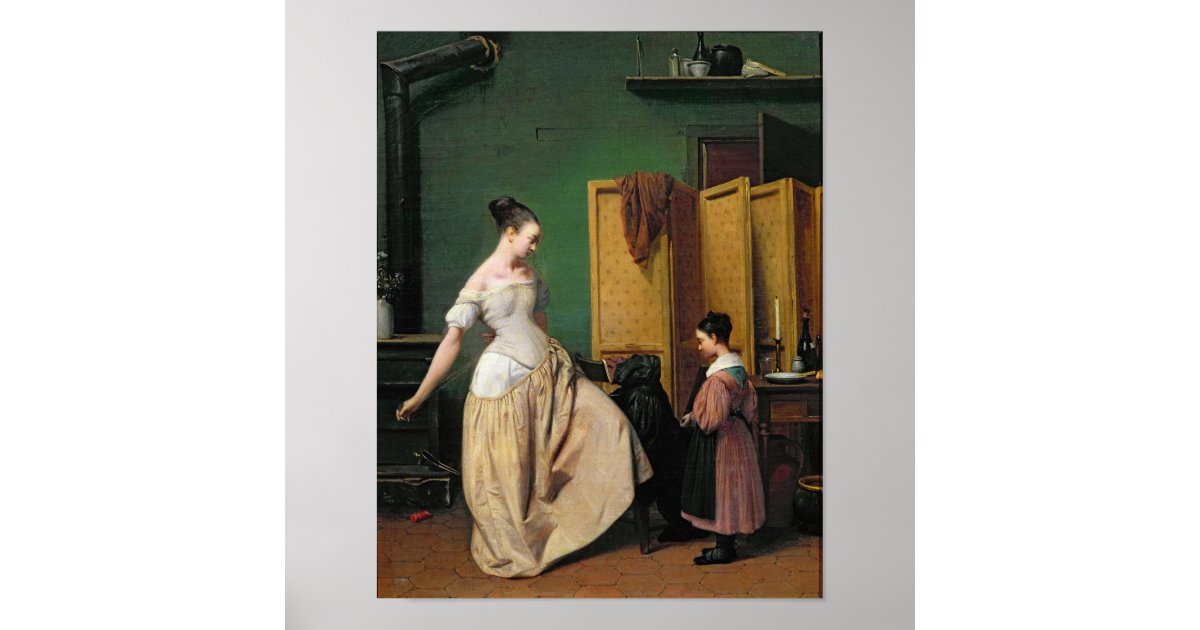 Woman at her Toilet, 1835 Poster | Zazzle