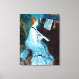Woman at the Piano Canvas Print