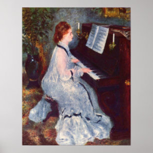 Woman at the Piano Poster