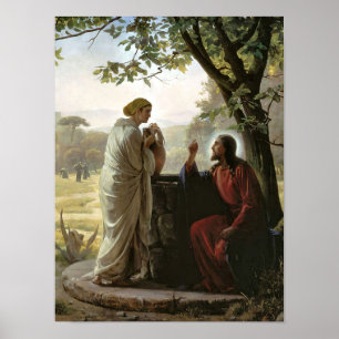 Woman at the Well, Religious Poster