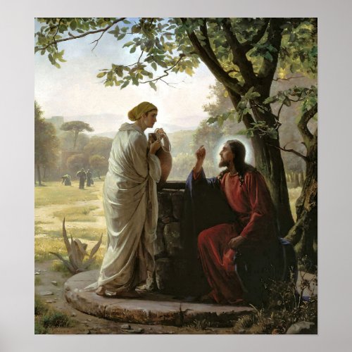 Woman at the Well Religious Poster