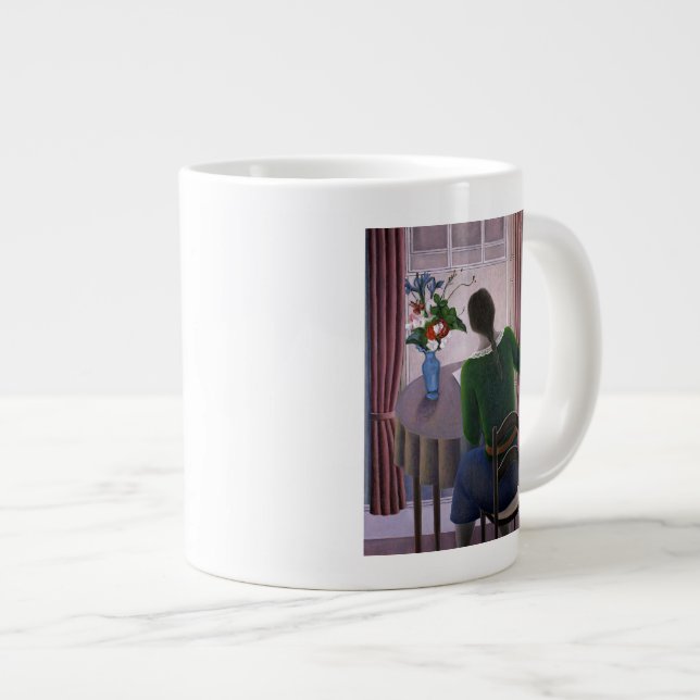 Woman at Window 1998 Giant Coffee Mug (Front Right)