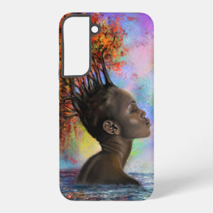 Woman Autumn Painting Samsung Galaxy S22+ Case