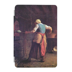 Woman Baking Bread, Jean-Francois Millet iPad Mini Cover