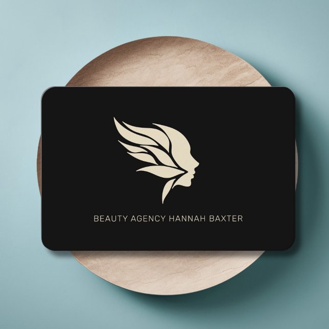 Woman Beauty Logo, Modern, Salon,  Business Card (Woman Beauty Logo, Modern, Salon, Business Card)