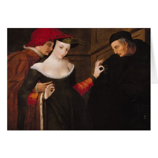 Woman Between Two Ages Cards (Front Horizontal)