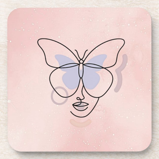 Woman Beverage Coaster (Front)
