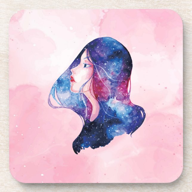 Woman Beverage Coaster (Front)