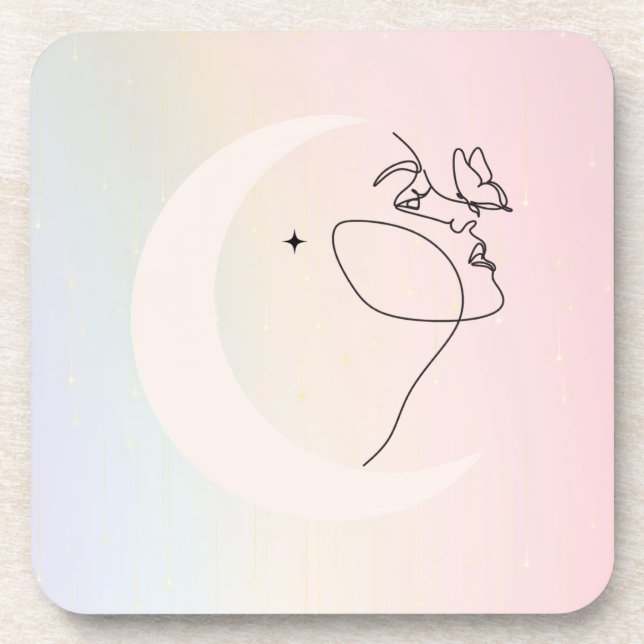 Woman Beverage Coaster (Front)