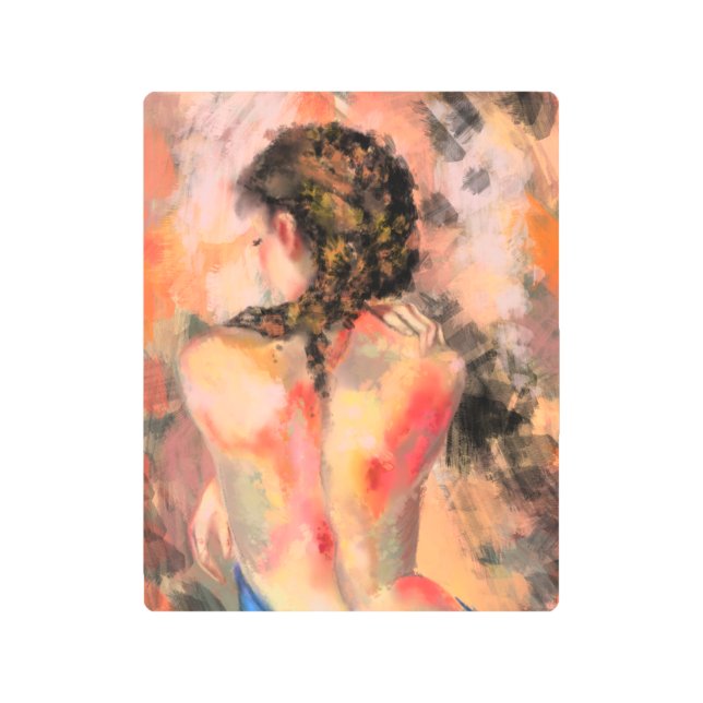 Woman Body Metal Print (Front)