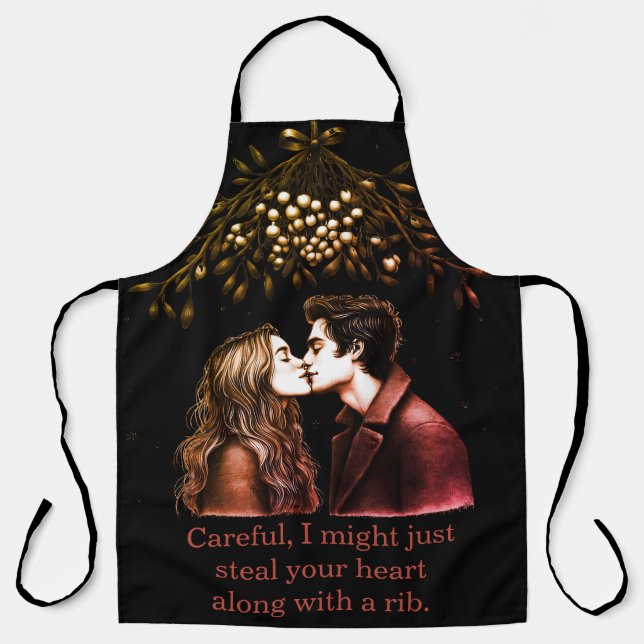 Woman bonding over BBQ in fun aprons (Front)