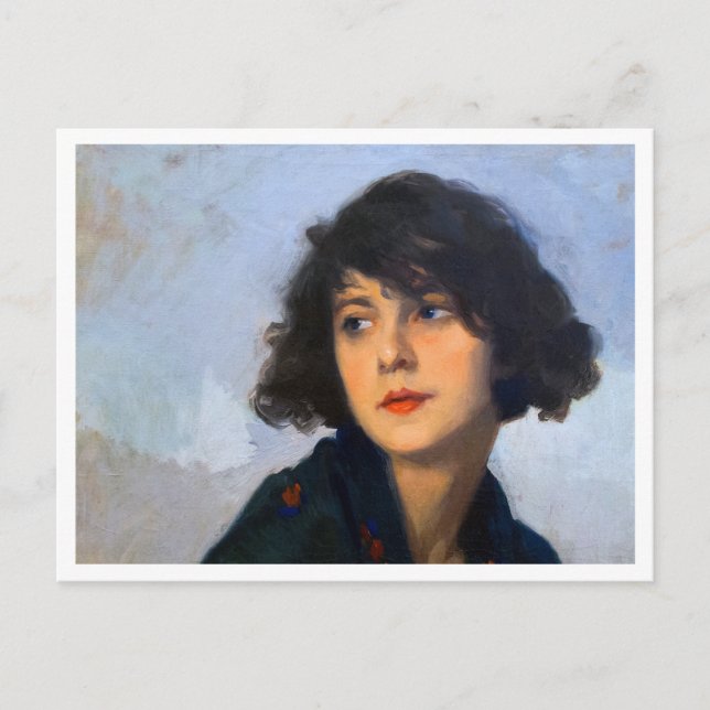 Woman, Boulet, 1927 Art Postcard (Front)