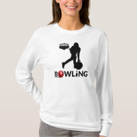 Woman Bowling Long Sleeve T-Shirt
