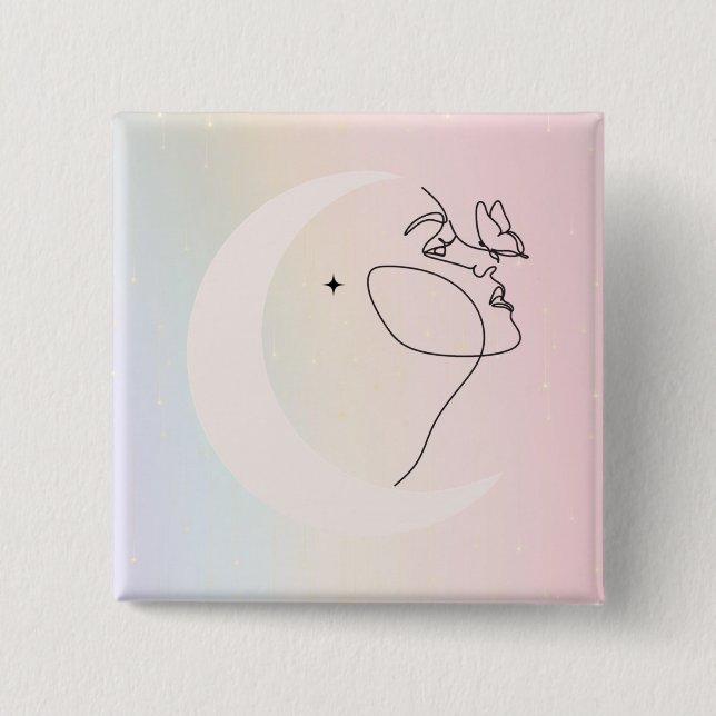 Woman Button (Front)