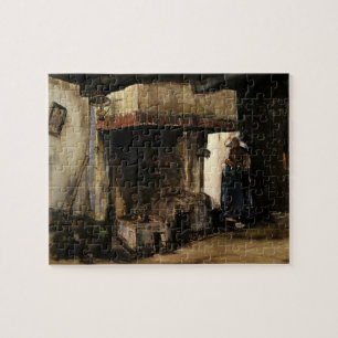 Woman by a Hearth by Vincent van Gogh Jigsaw Puzzle