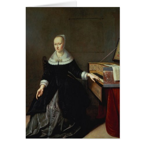 Woman by a Virginal