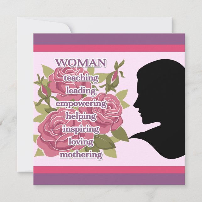 Woman Card (Front)