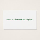 Woman Card, Business, 3.5" x 2.0", 100 pack (Back)