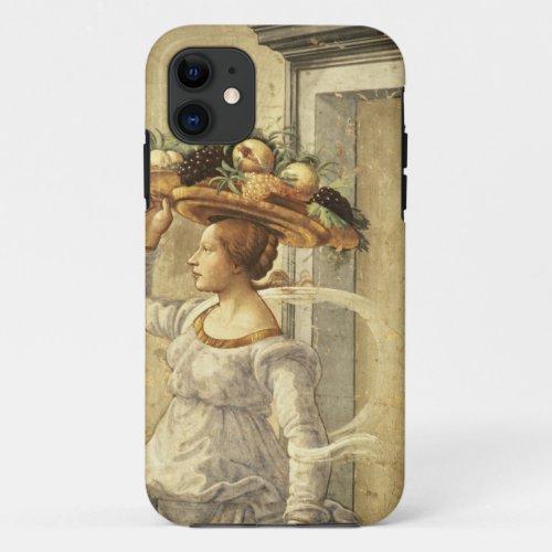 Woman carrying Fruit from the Birth of St John t iPhone 11 Case