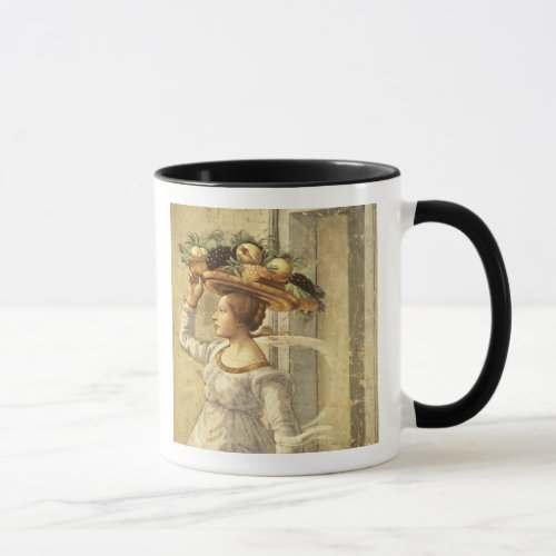 Woman carrying Fruit from the Birth of St John t Mug