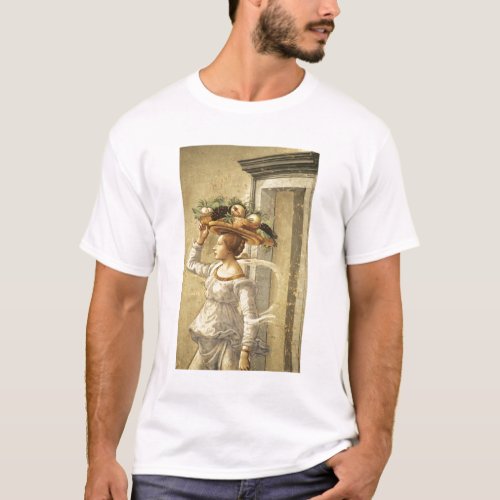 Woman carrying Fruit from the Birth of St John t T_Shirt
