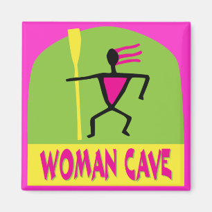 Woman Cave Magnet