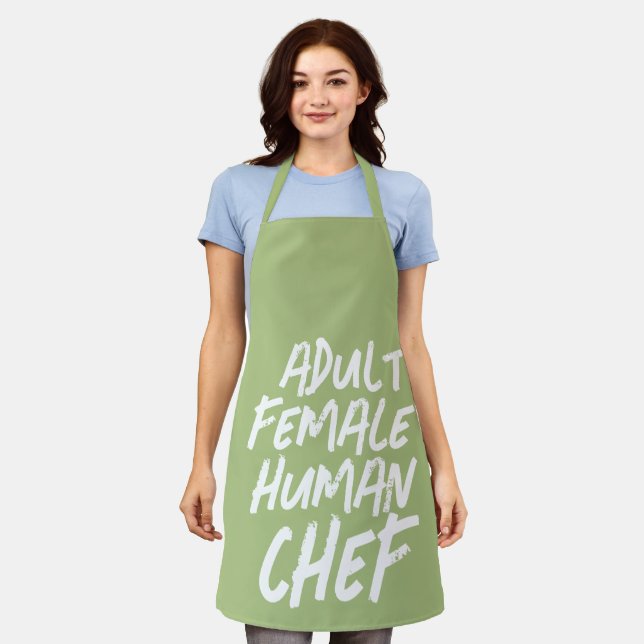 WOMAN CHEF APRON (Worn)