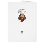 Woman Chef Cards (Back)