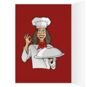 Woman Chef Cards (Inside (Left))