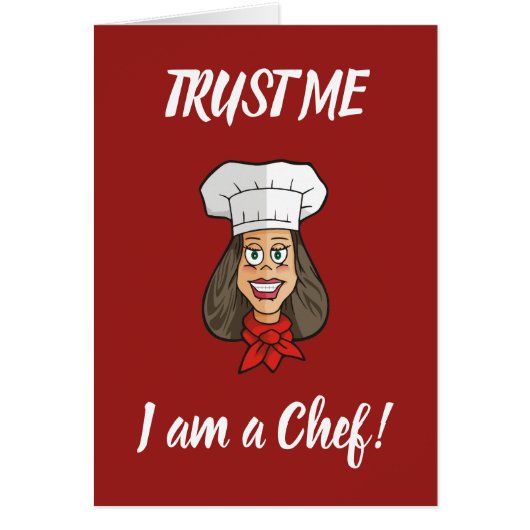 Woman Chef Cards (Front)