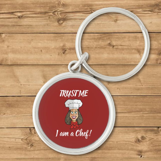 Woman Chef Keychain (Creator Uploaded)