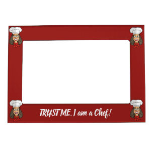 Woman Chef Magnetic Frame